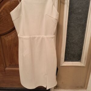 Lulu's White Strapless Dress